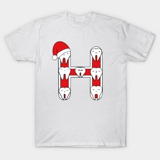 Letter H (Happimola Christmas Alphabet) T-Shirt